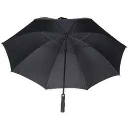 Golf Umbrella - Fibre Glass Black Open